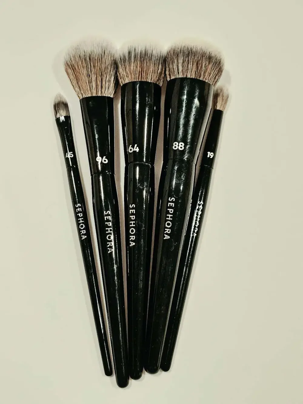 Sephora PRO makeup brushes, Face & Eye Set.